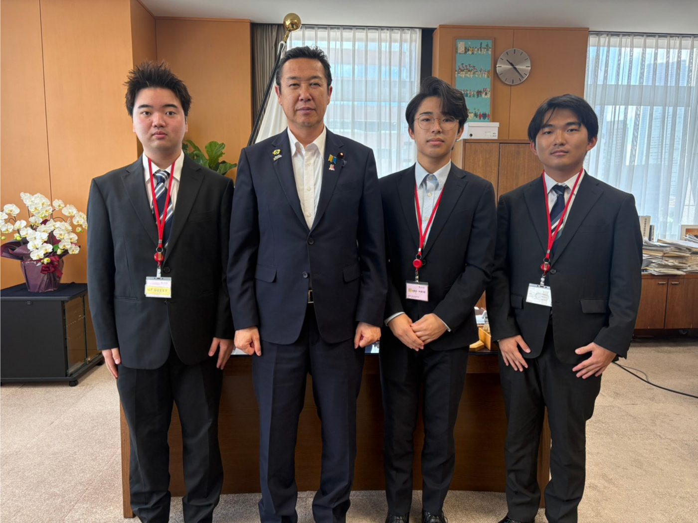 黄川田仁志 前内閣府特命担当大臣との集合写真