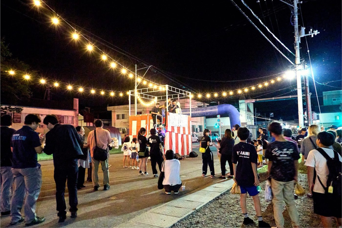 只見町夏祭りの様子